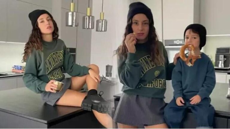 Cansu Tosun oğluyla memleketine gitti!