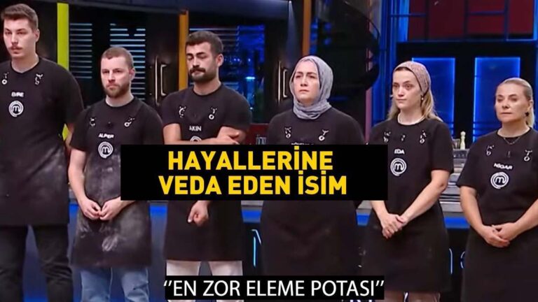 MASTERCHEF’ten kim elendi? Somer Şef veda ismini açıkladı: Nevzat, Zübeyde… 13 Ekim 2024’te MasterChef’ten kim ayrıldı?