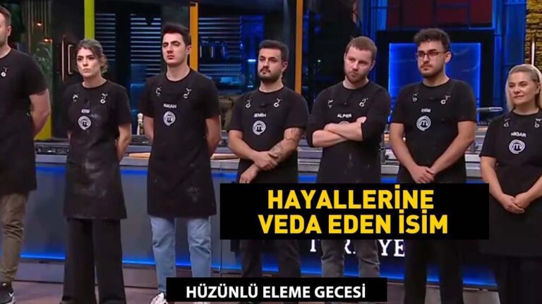 MASTERCHEF’TEN KİM ELENDİ? Mehmet Şef veda ismini açıkladı: Hakan… 27 Ekim 2024’te MasterChef’ten kim ayrıldı?