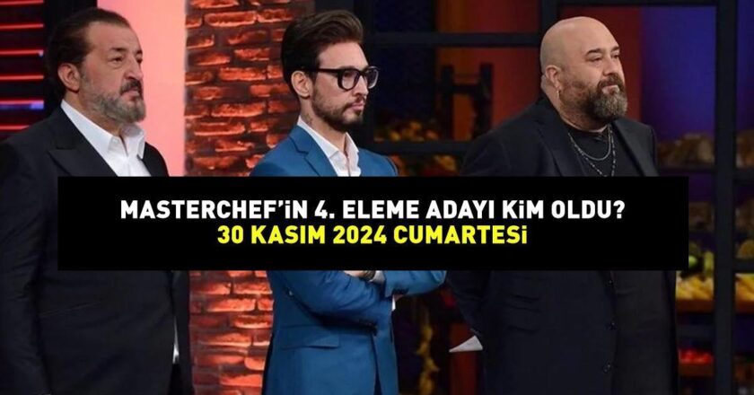 ELENME ADAYI 4. MASTERCHEF 30 KASIM 2024: MasterChef’te elenen aday kim oldu? Yemeğe giren yarışmacı!