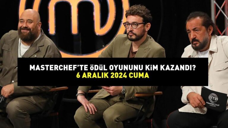 6 ARALIK 2024 MASTERCHEF ÖDÜL OYUNUNU KAZANAN: MasterChef ödül oyununu kim, hangi yarışmacı kazandı? 150 bin TL’nin sahibi olan isim!