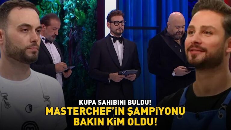 2024 MASTERCHEF ŞAMPİYONUNUN KİM OLDUĞUNU GÖRÜN! Onur ve Kerem hünerlerini sergiledi! Kupa sahibini buldu