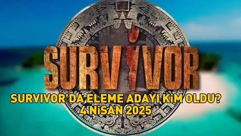 SURVIVOR ELEME ADAYI 4 NİSAN 2025 | Survivor’da eleme adayı kim oldu, ödül oyununu hangi takım kazandı?