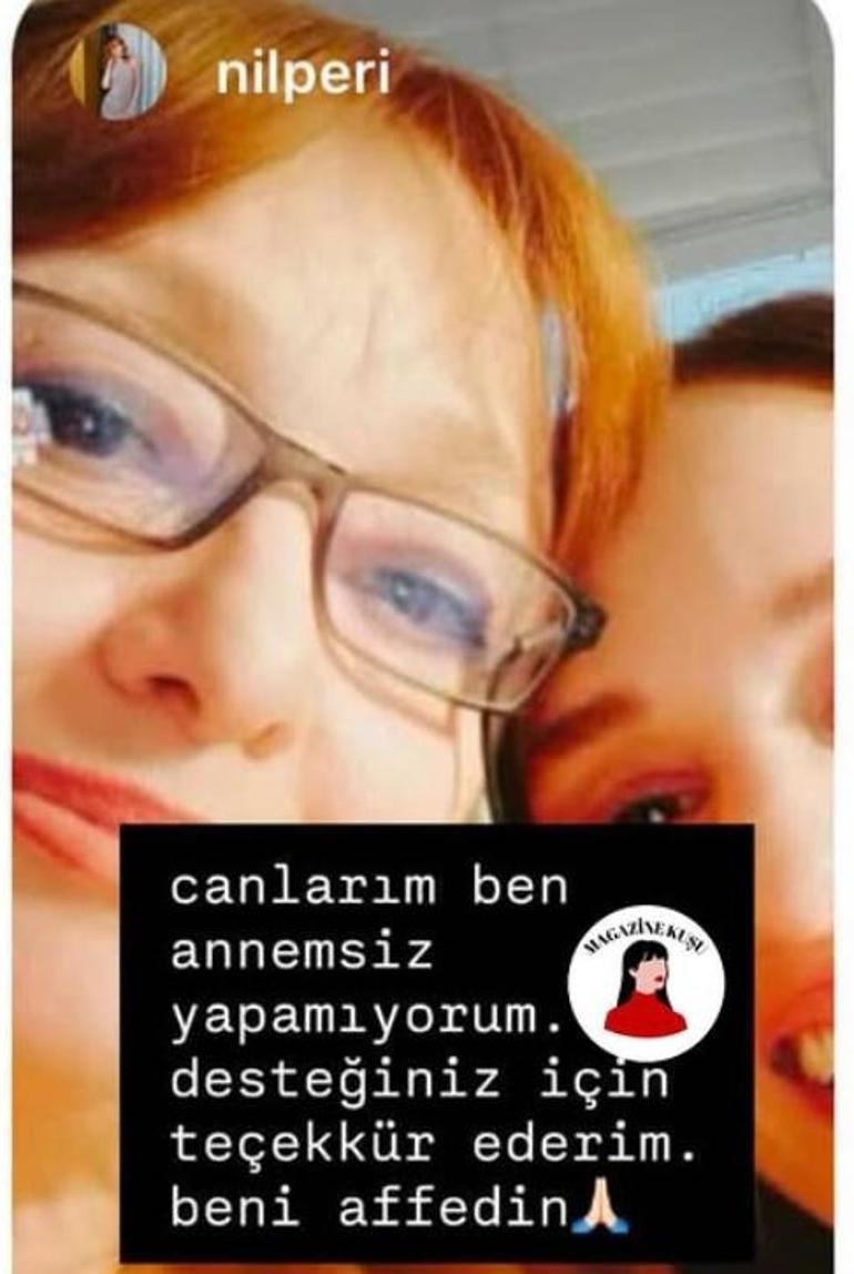 Nilperi Şahinkayan ünlü sınıftan intihar yakın zamanda annesini kaybetmişti